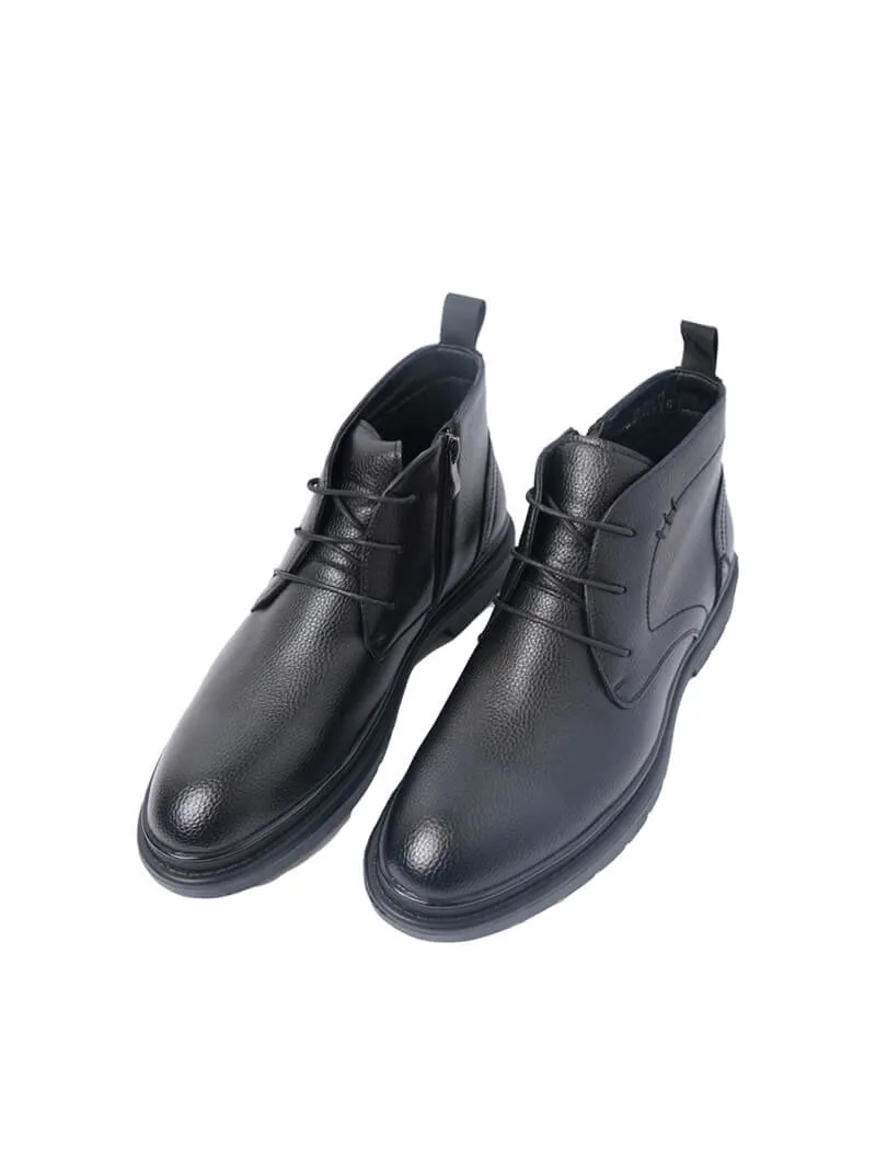 Boots montantes à lacets